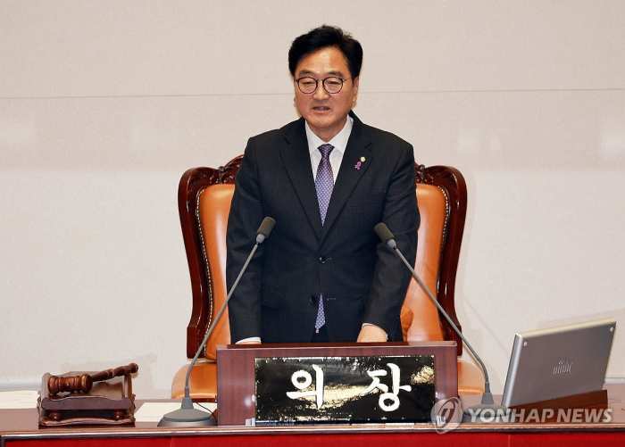 22대 전반기 국회의장에 민주당 우원식 선출…野 단독표결