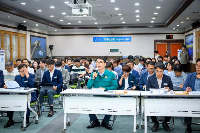 경남 남해군 「신청사 인테리어·조경설계」 중간보고회 개최