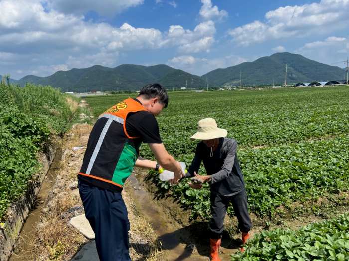 경남 밀양시 상남면, 건설현장 폭염 대비 예방 예찰 활동 전개