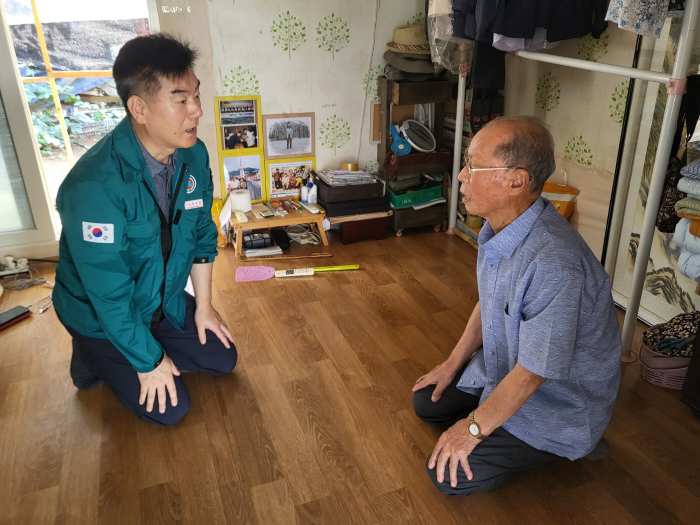 경남 밀양시 상동면, 「추석 명절 6·25 참전유공자 위문」
